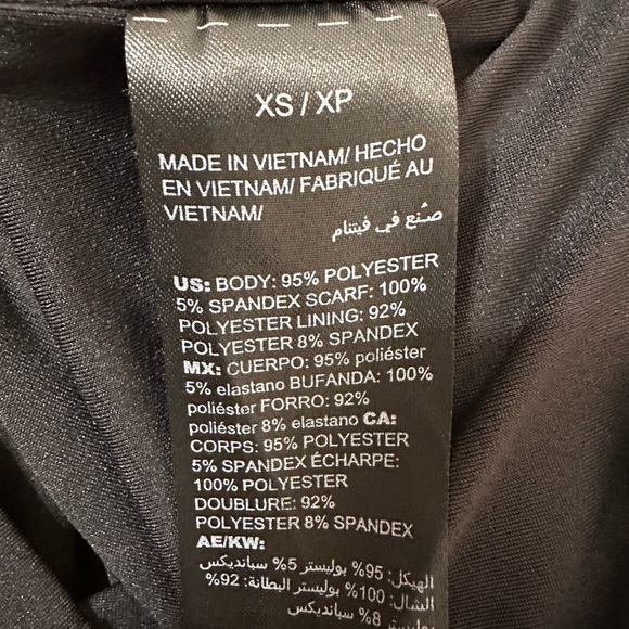 White House Black Market High-Neck Drama Sleeve Dress Size XS - Picture 9 of 9